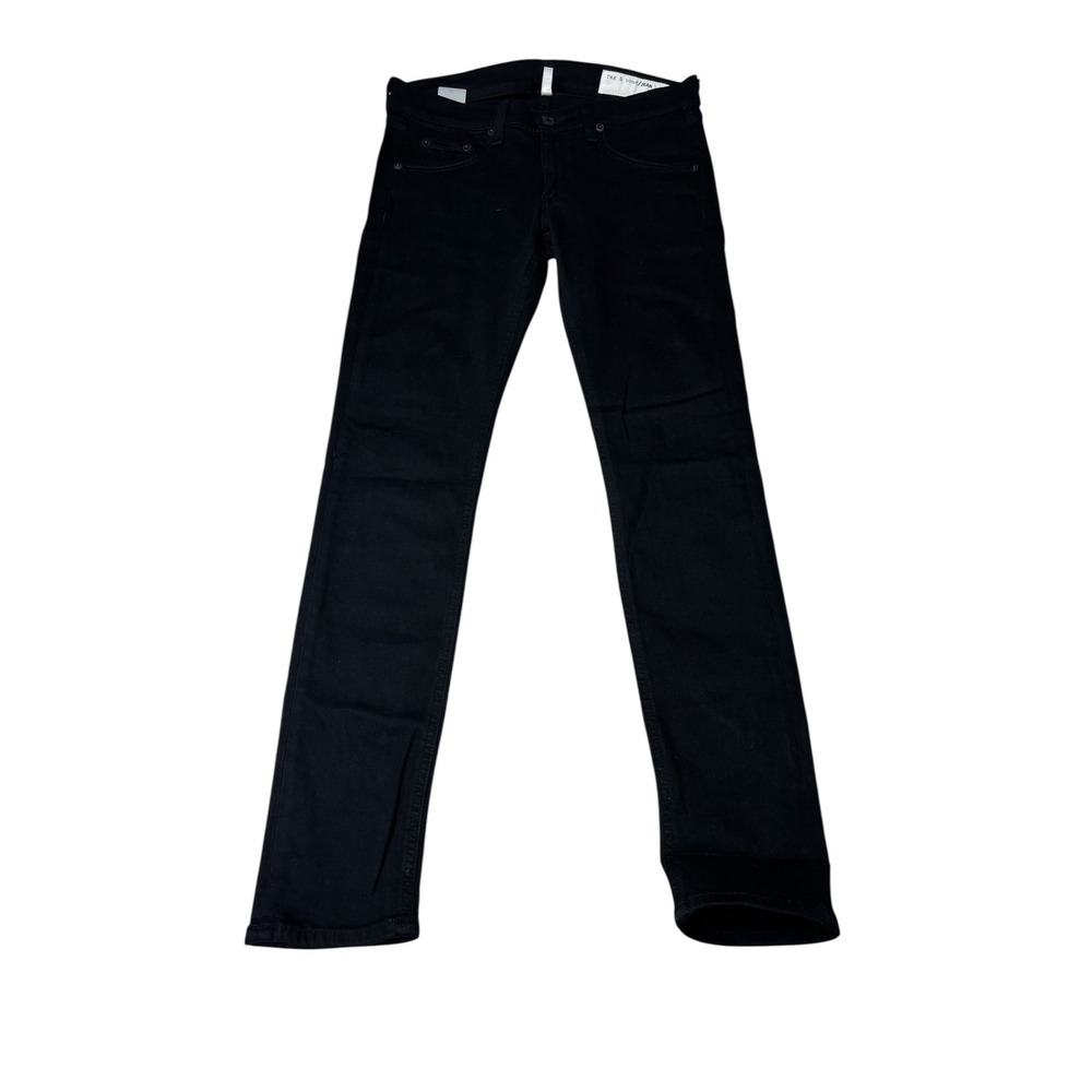 Rag & Bone Capri Skinny Jeans Nero Black W1526K060NER Womens 27X27